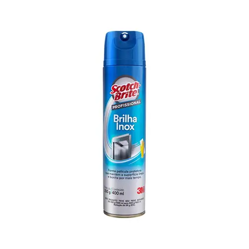 Brilha Inox 3M Profissional Scotch Brite (400ml)