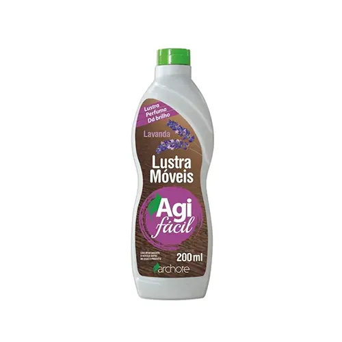 Lustra Móveis Agi Fácil (200ml) - Fragrância Lavanda